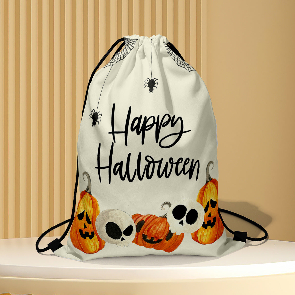 Polyester Halloween drawstring backpack (Minimo de Compra 2) MIC-QB003