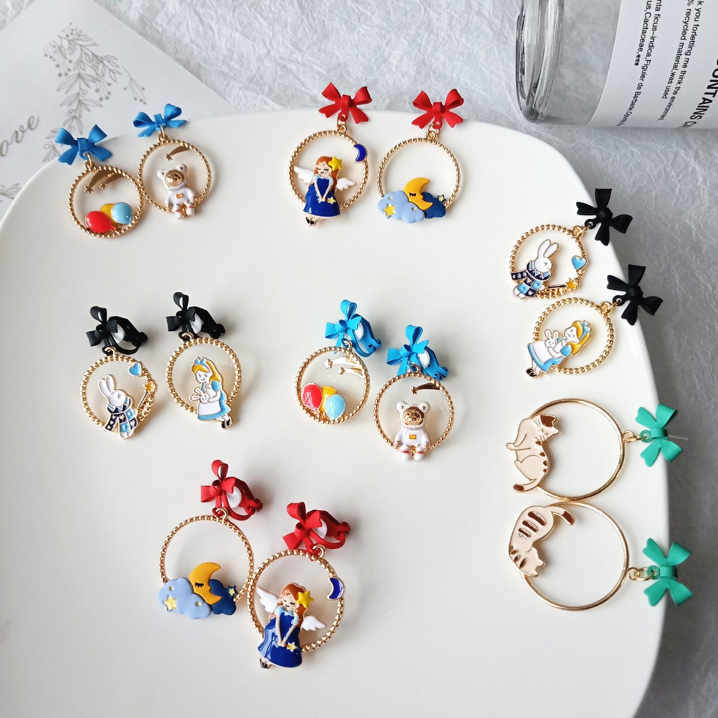 Alloy cartoon cute earrings MIC-ASY001