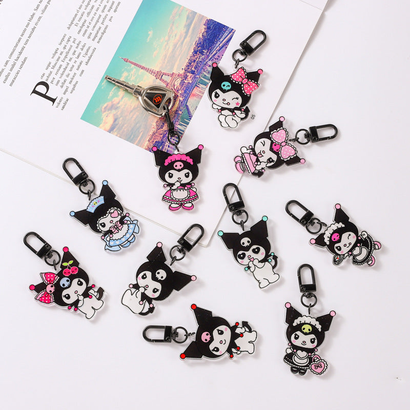 Cute Acrylic Keychain Cartoon Pendant Bag Jewelry Minimo de compra 2 (M) GHui012