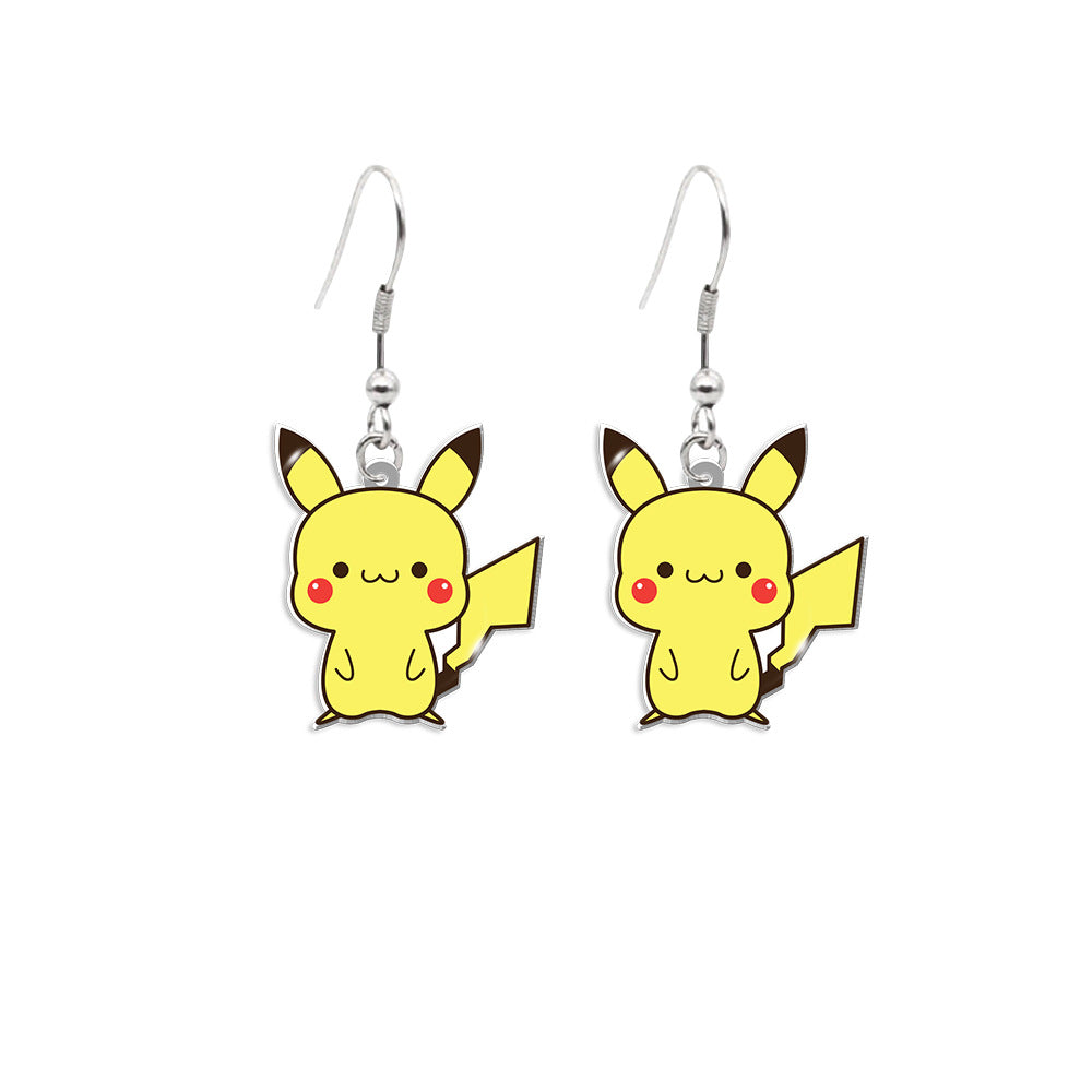 Alloy cartoon anime elf earrings (Minimo de compra 5) MIC-XiangL104