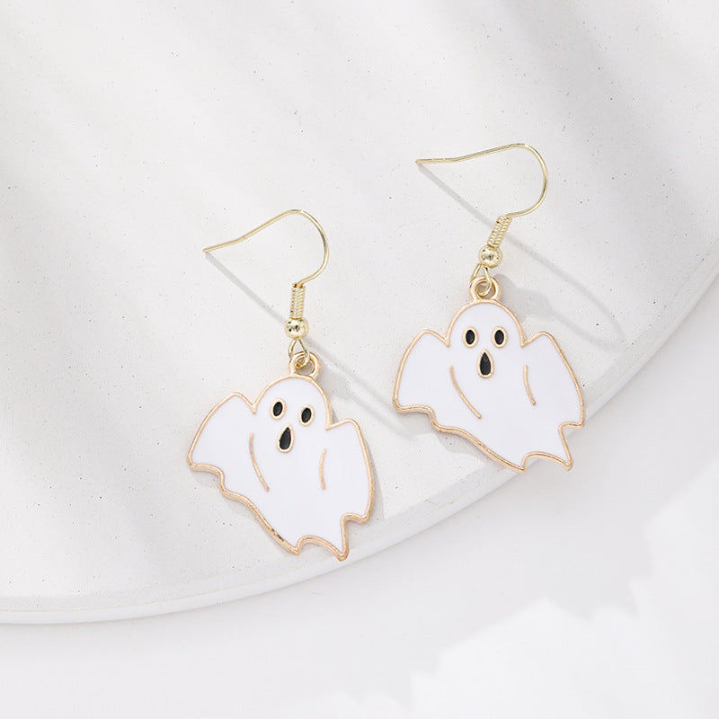 Alloy cartoon Halloween pumpkin earrings (Minimo de Compra 2) MIC-QingH002