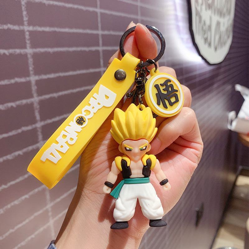 PVC cartoon Monkey King keychain MIC-OuS006