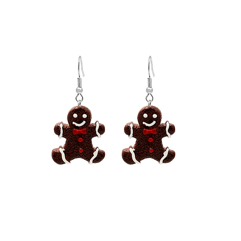 Alloy Christmas series earrings (Minimo de Compra 2) MIC-MDD078