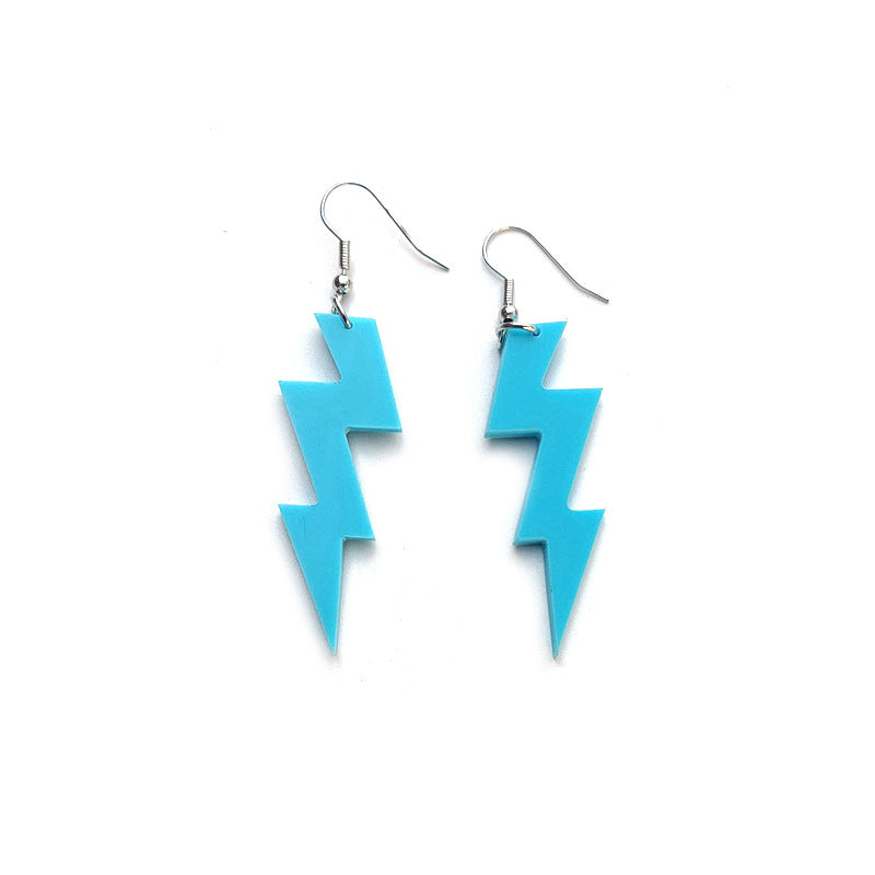 Acrylic Lightning Earrings MYA-QiuG013