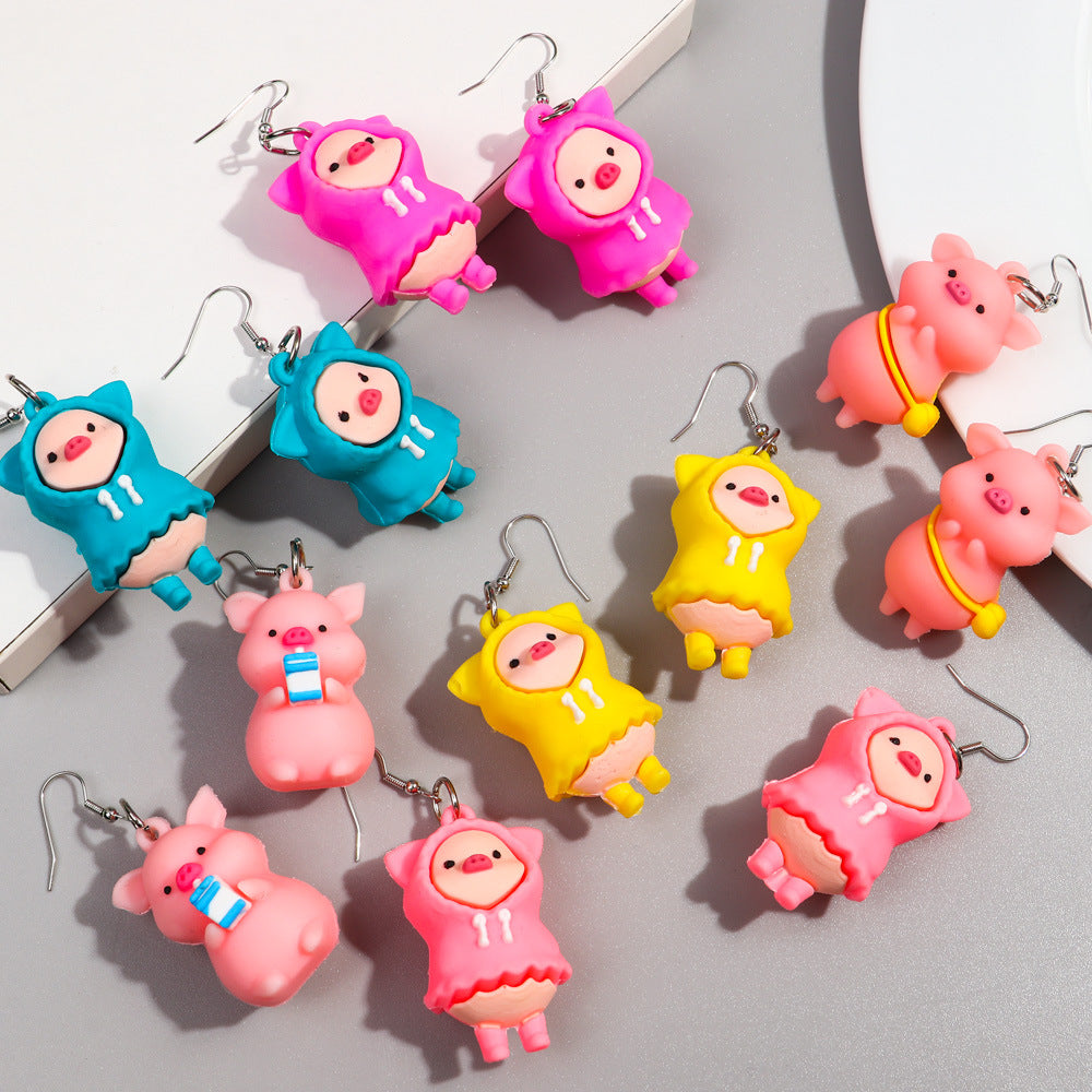 Piglet Soft Adhesive Earrings MIC-ChouD023