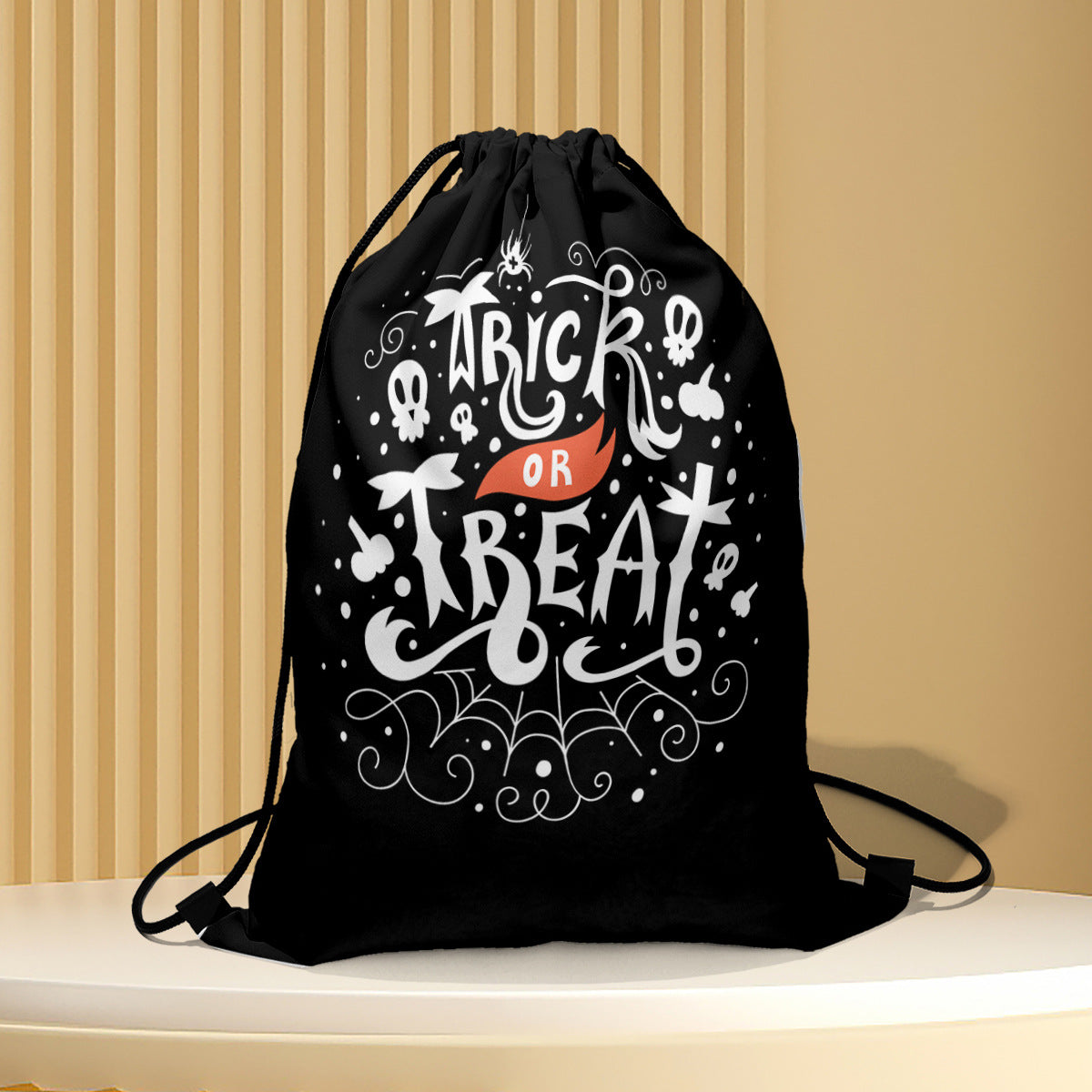 Polyester Halloween drawstring backpack (Minimo de Compra 2) MIC-QB003