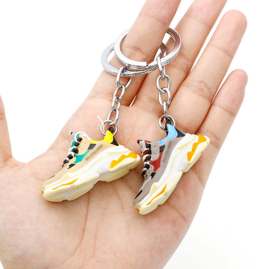 PVC shoes creative toy keychain MIC-QLP024