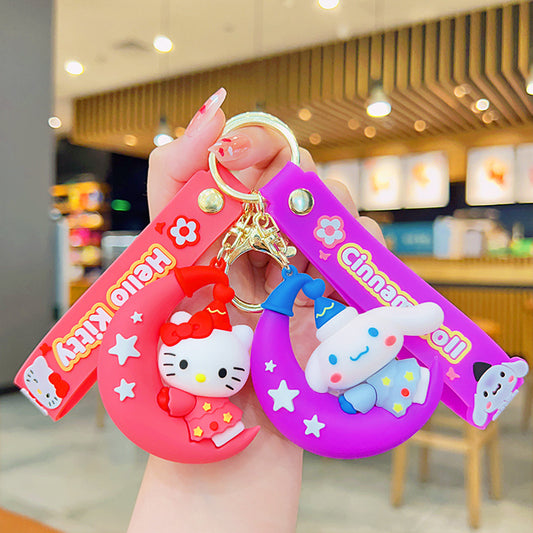 PVC cartoon cute pet cute keychain MIC-YiD042