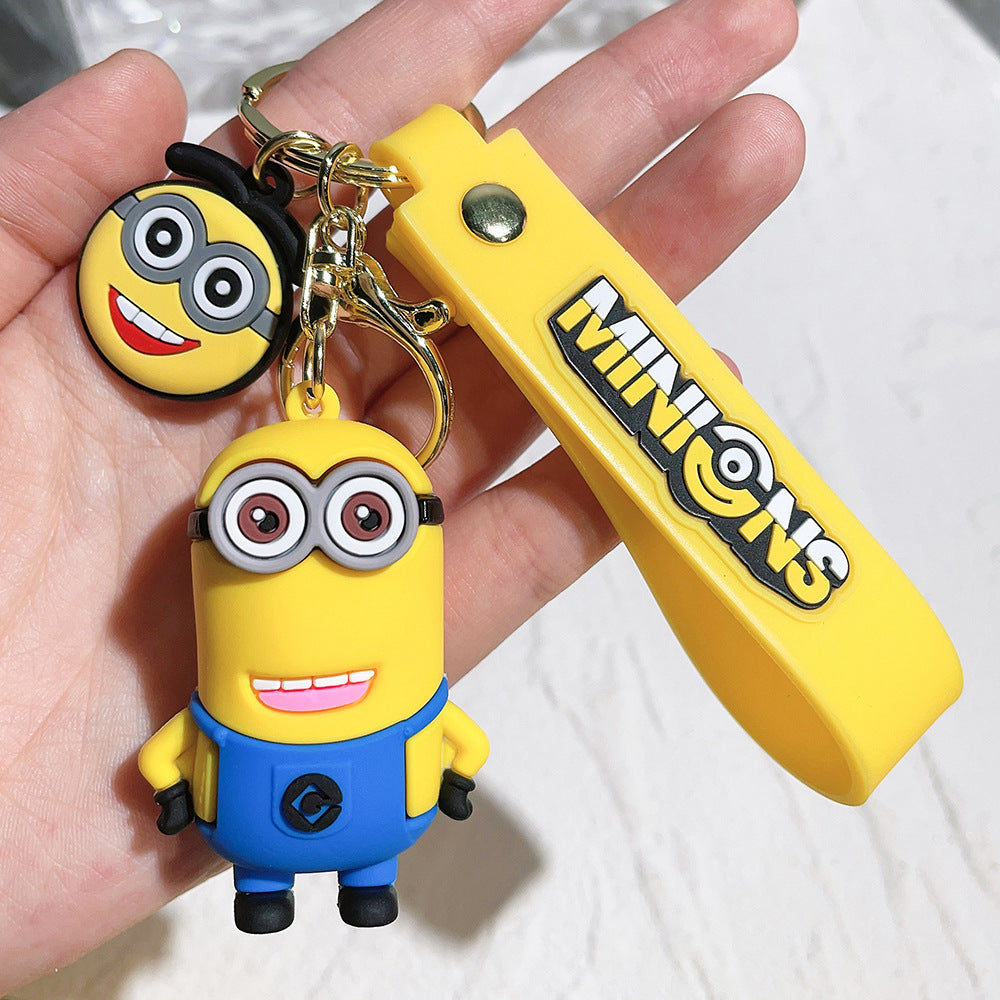 PVC cartoon yellow cute keychain MYA-QiC038