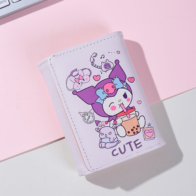 PU printed cartoon cute zero wallet (Minimo de compra 3) MYA-JiaL003