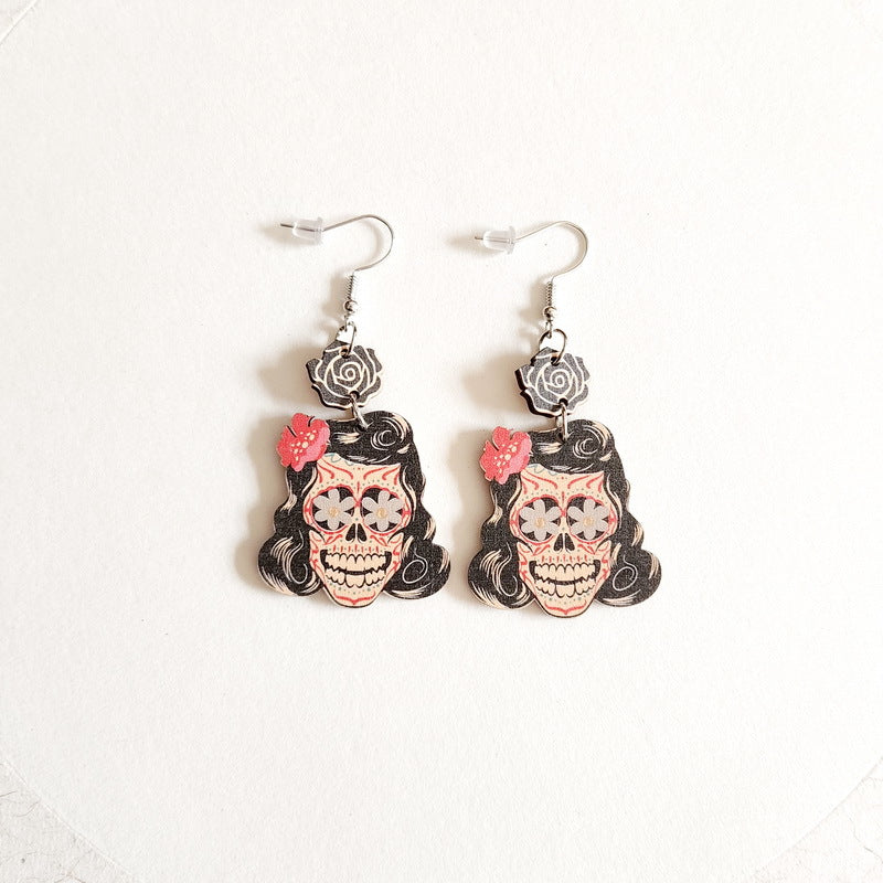 Cute Cartoon Acrylic earrings MIC-XueP011