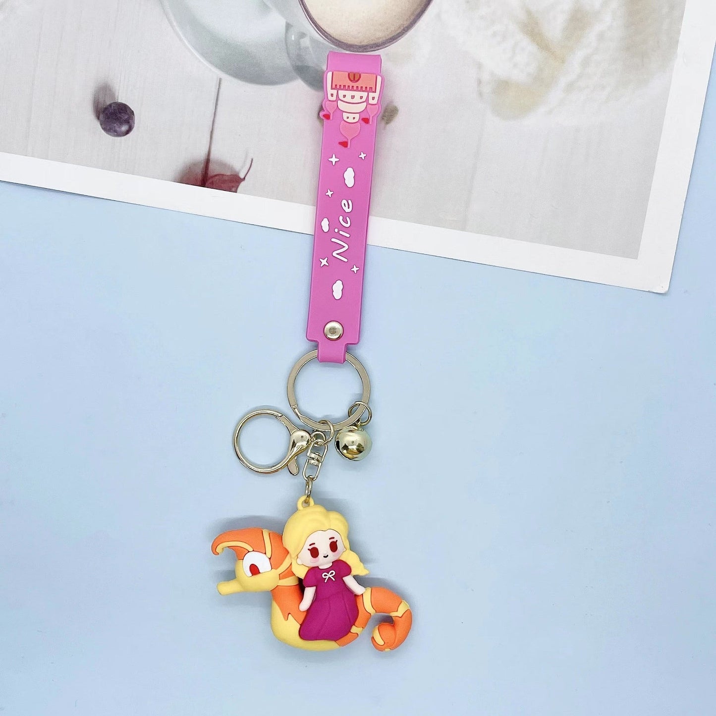 PVC new lovers cartoon keychain (Minimo de compra 2）MIC-JuS004