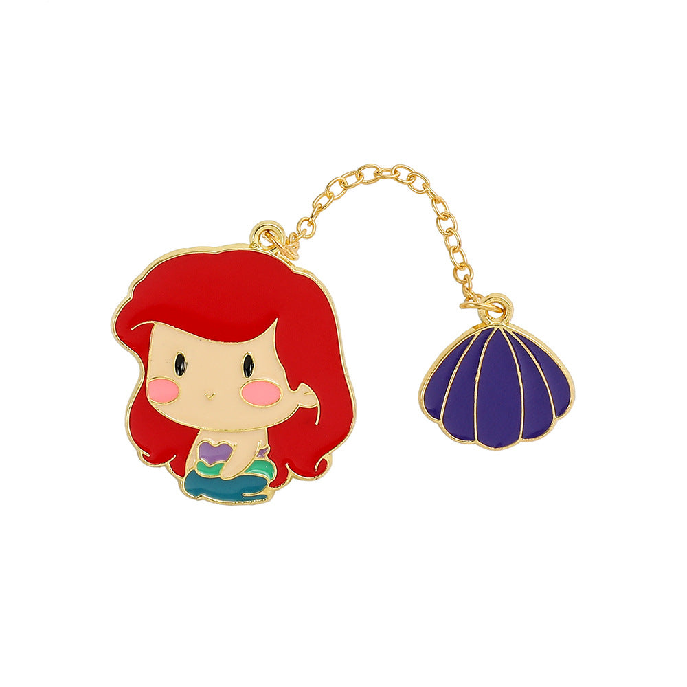 Alloy Q Princess brooch (Minimo de Compra 10) MIC-ShengY008