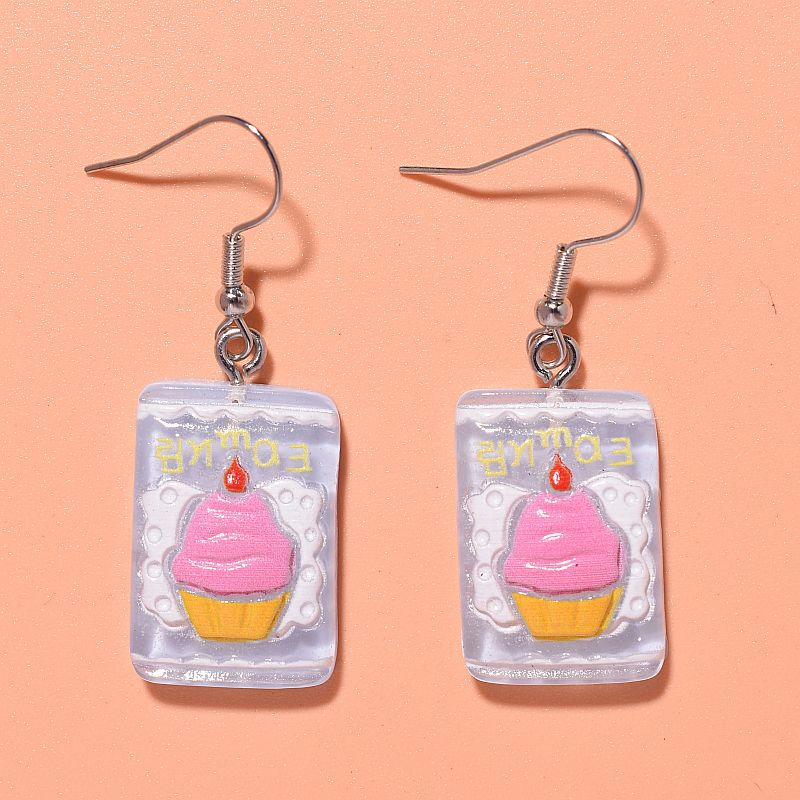 Acrylic hot air balloon earrings MYA-XunT012