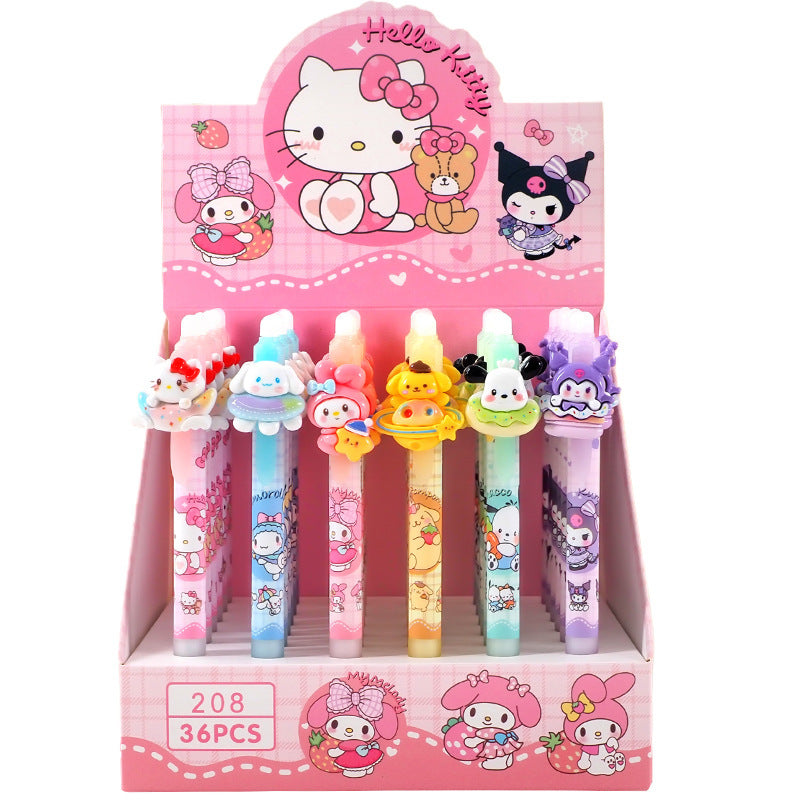 Acrylic lovely doll neutral pen 36PCS MIC-HeH003