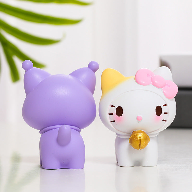 Resin cartoon bell meow (Minimo de compra 2) MIC-HaiY015