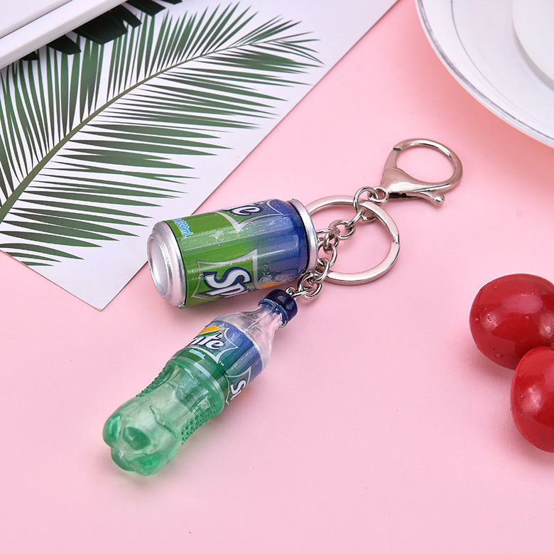 Keychains For Backpacks PVC Cola Bottle Keychain Minimo de compra 2 MIC-YY029