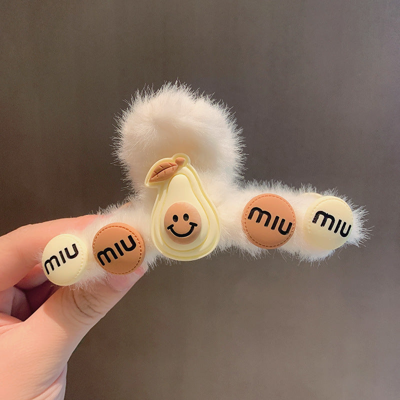 Plush cartoon cute hair clip (Minimo de compra 2) MYA-MiaoD003