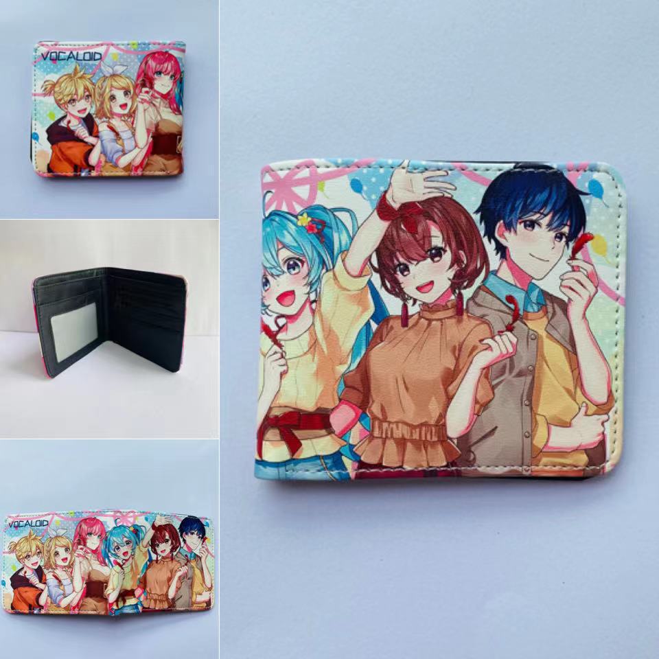 PU cartoon anime short zipper wallet MIC-ChangY008