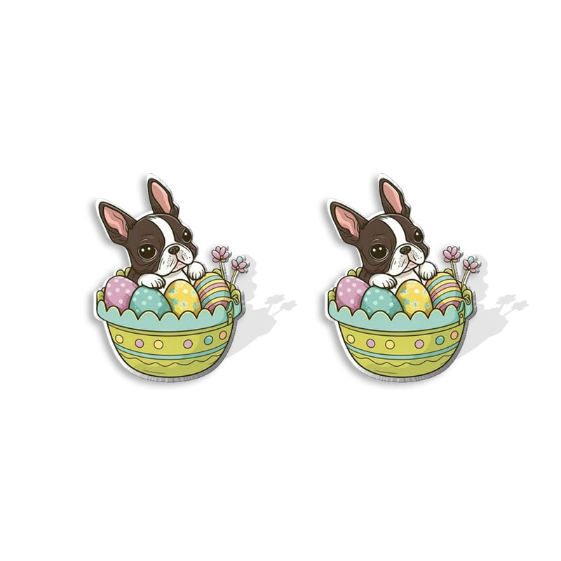 Alloy Easter Small Animal Earrings (Minimo de compra 5) MIC-XiangL066