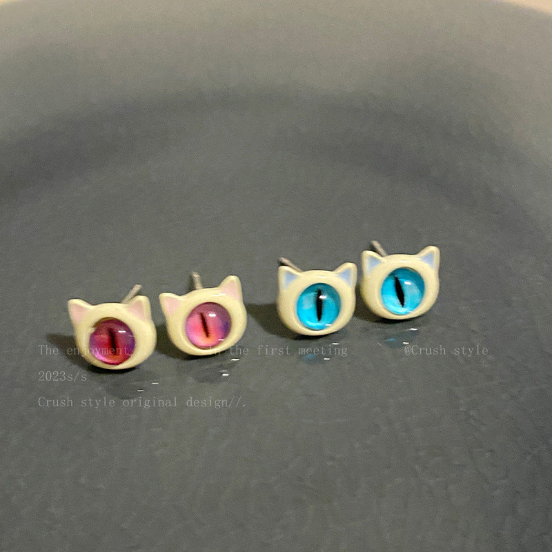 Metal Devil's Eye Earrings MIC-BeiY007