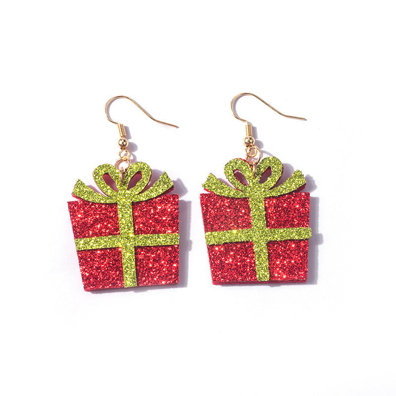 Alloy cartoon Santa Claus earrings MIC-QingH018