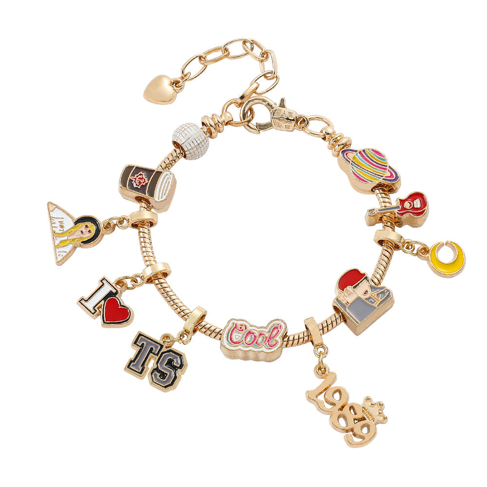 Alloy cartoon bracelet (Minimo de Compra 5) MIC-ZhuoX029