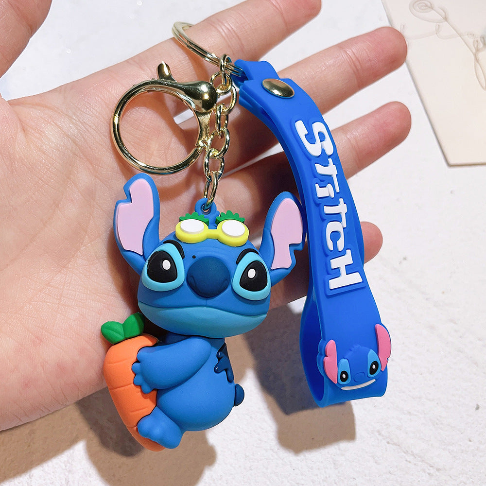 PVC fruit cartoon keychain  MYA-QiC017