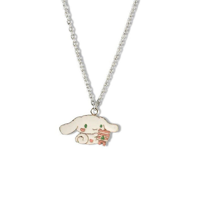 Cartoon Alloy Puppy Necklace （Minimo de compra 2） MIC-DinH010