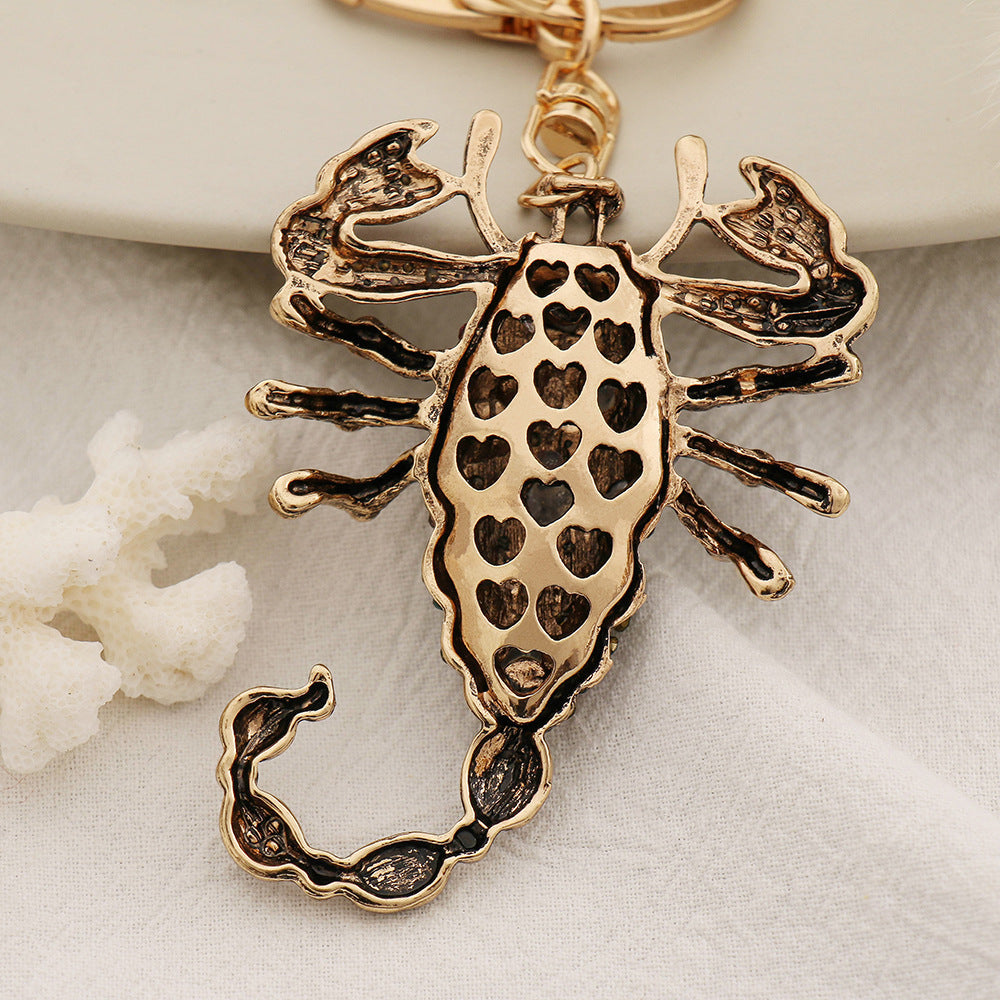 Hollow scorpion alloy keychain  (Minimo de compra 2) MIC-ChaoK004