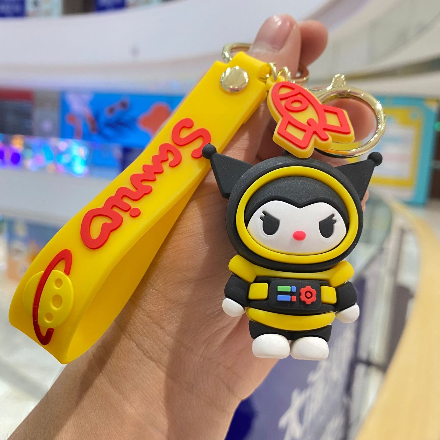 PVC creative space cartoon keychain (Minimo de Compra 2) MIC-PengY021