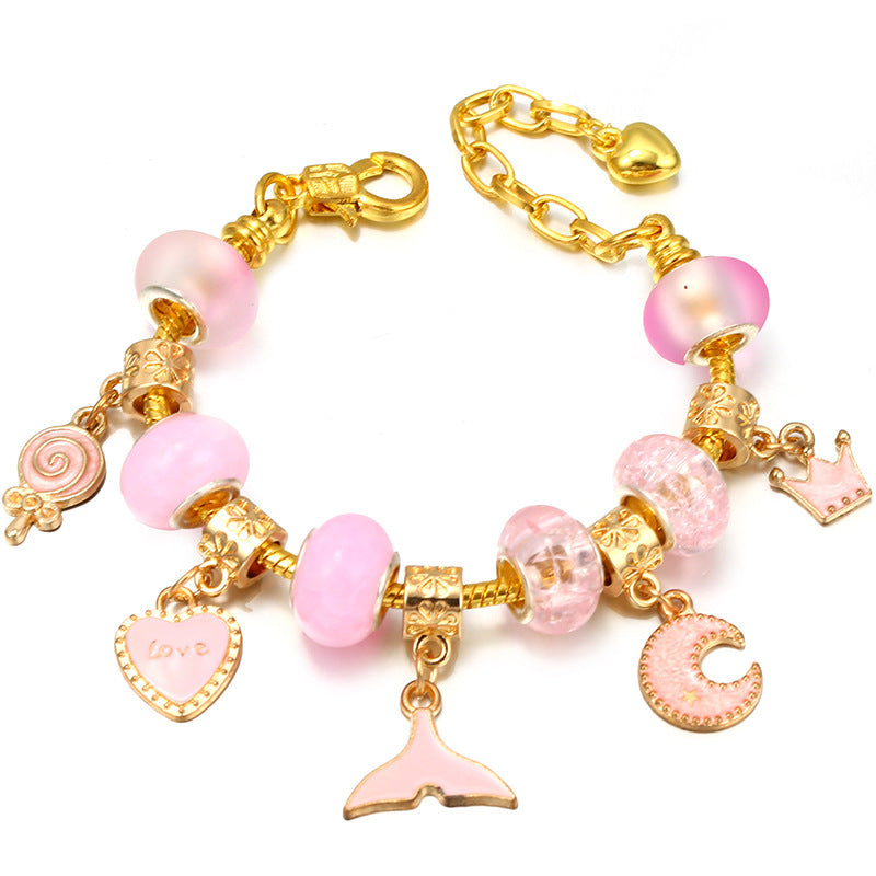 Alloy DIY Pandora Cartoon Bracelet MYA-LiY021