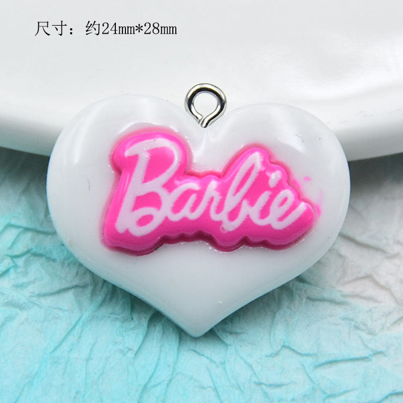 Resin Barbie Bow Five pointed Star Accessories MYA-ZhiB004