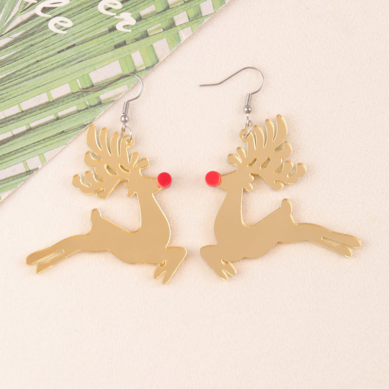 Acrylic Cartoon Christmas Series Earrings MYA-DuA096