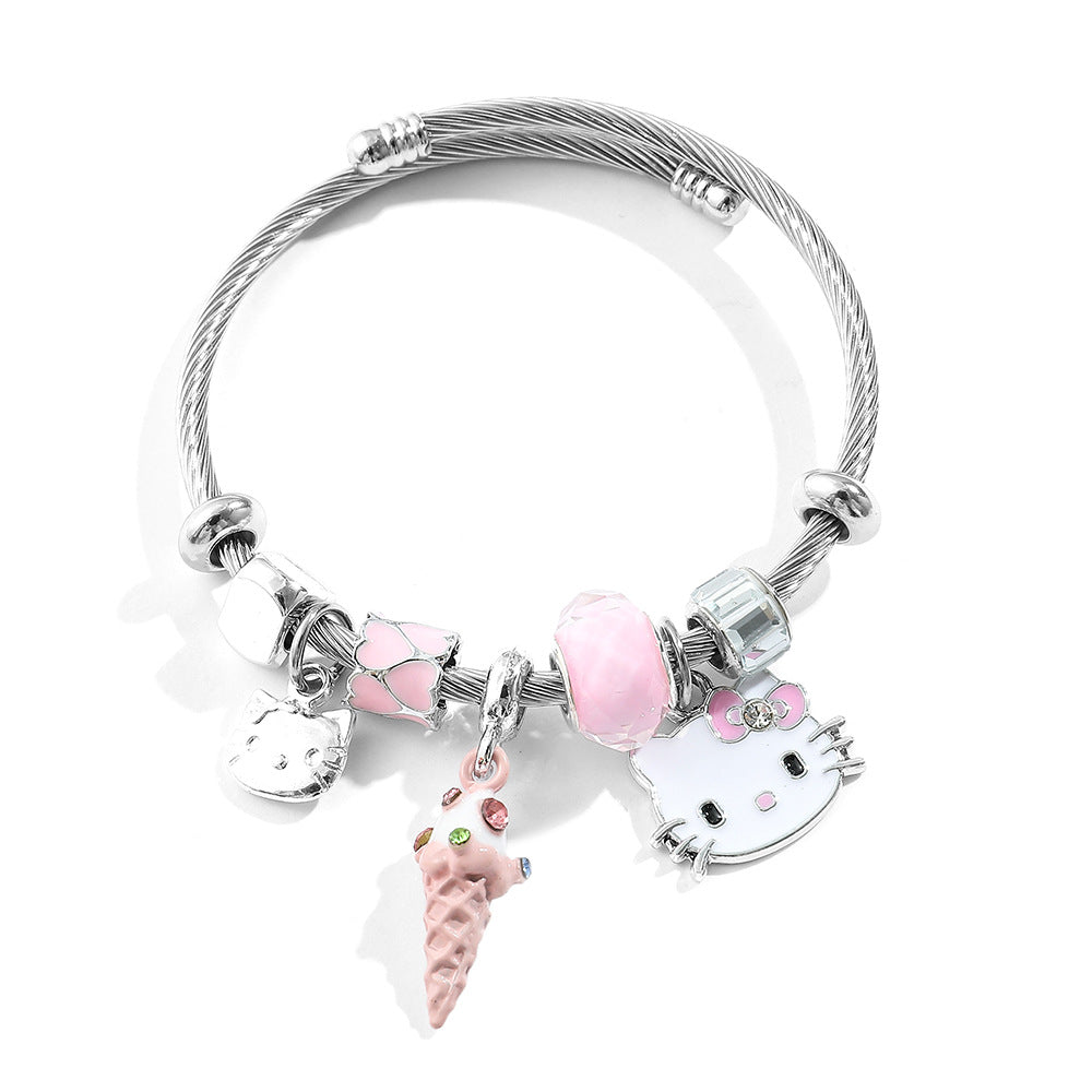 Alloy cartoon bracelet (Minimo de Compra 5) MIC-ZhuoX028