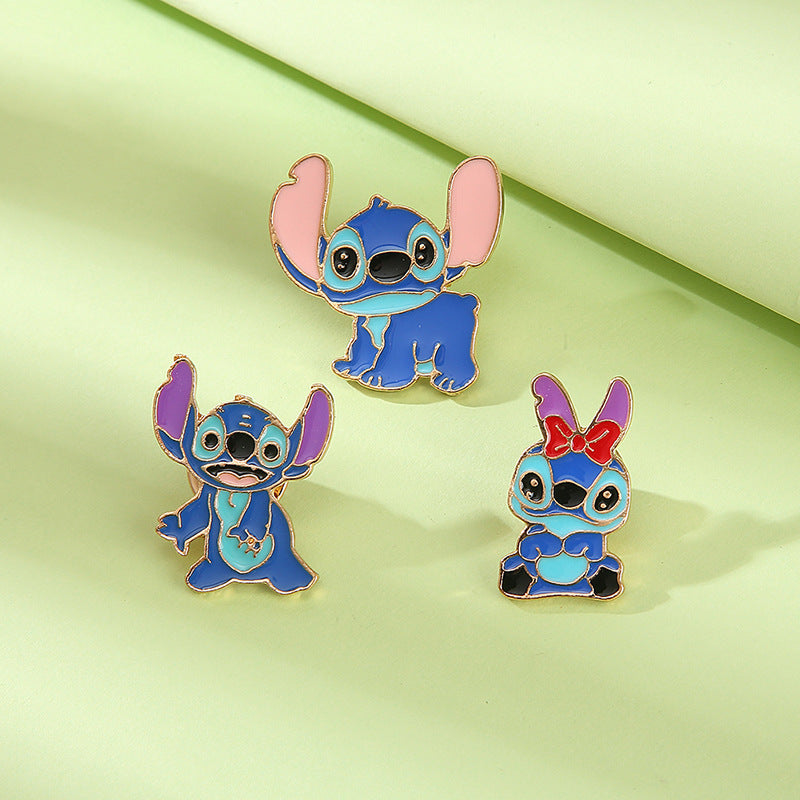 Alloy cute cartoon anime brooch MYA-QiSen002