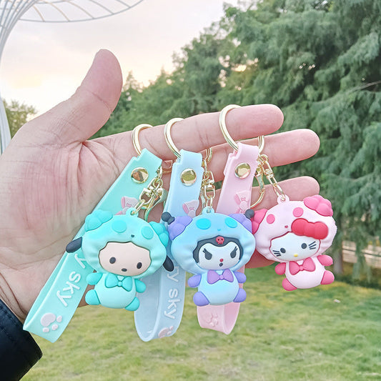 PVC cute cartoon keychain （Minimo de compra 3） MYA-YiC008