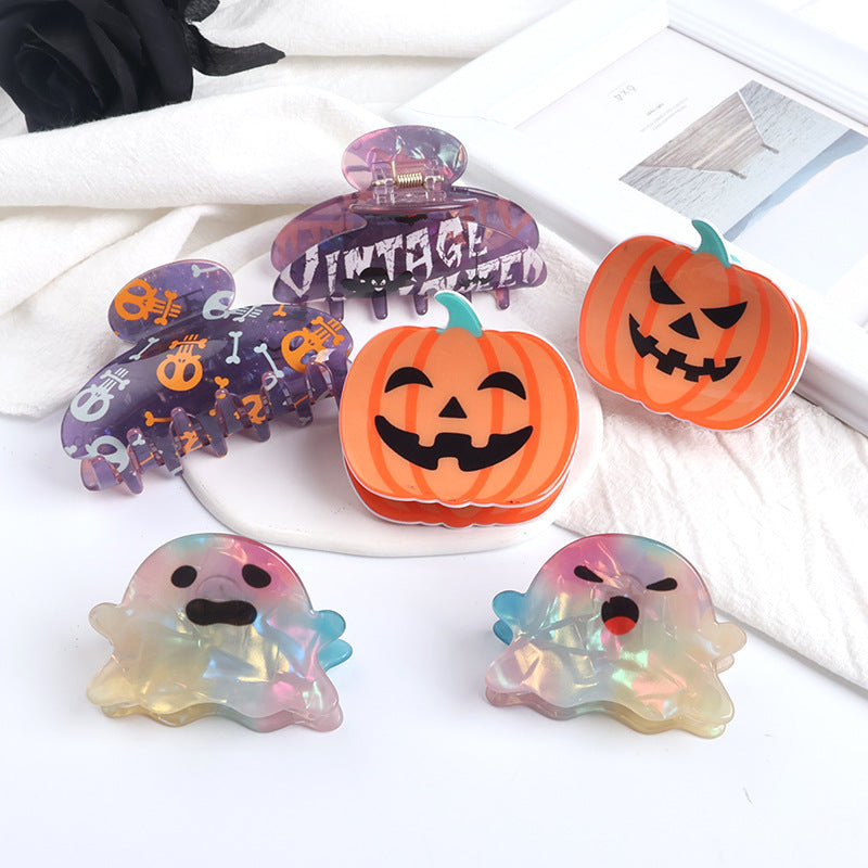 Plastic Halloween horror dark style hair clip (Minimo de Compra 2) MIC-SanE005