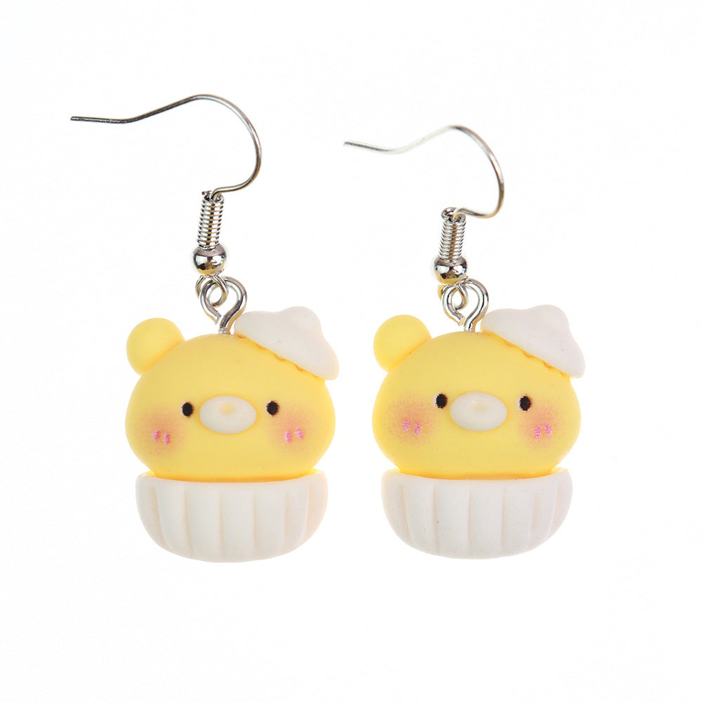 Cupcake earrings US-NiQ009