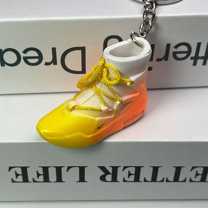 PVC gradient 3D high top shoe keychain MIC-MiaoY085