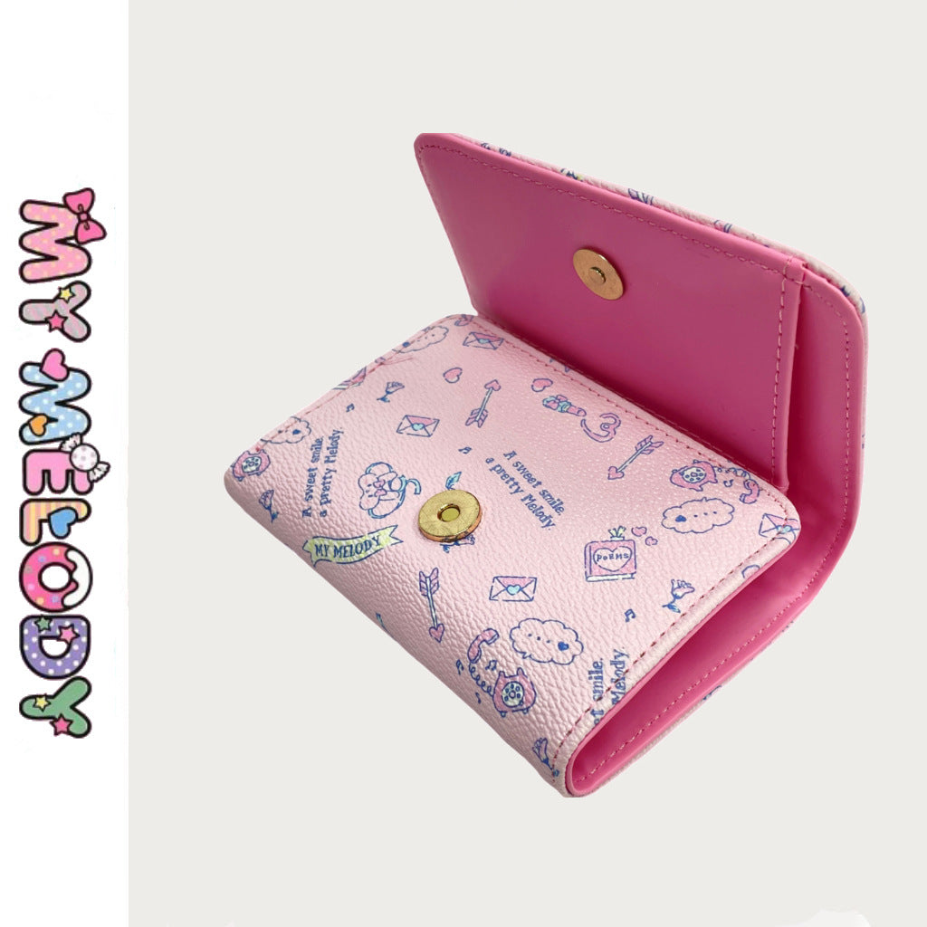 PU short cute cartoon wallet (Minimo de compra 10) MYA-NuoS006