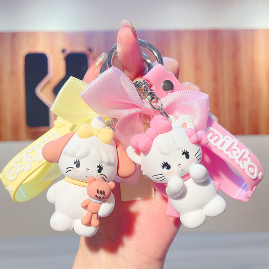 PVC MIKKO Bow Keychain MIC-JinG029