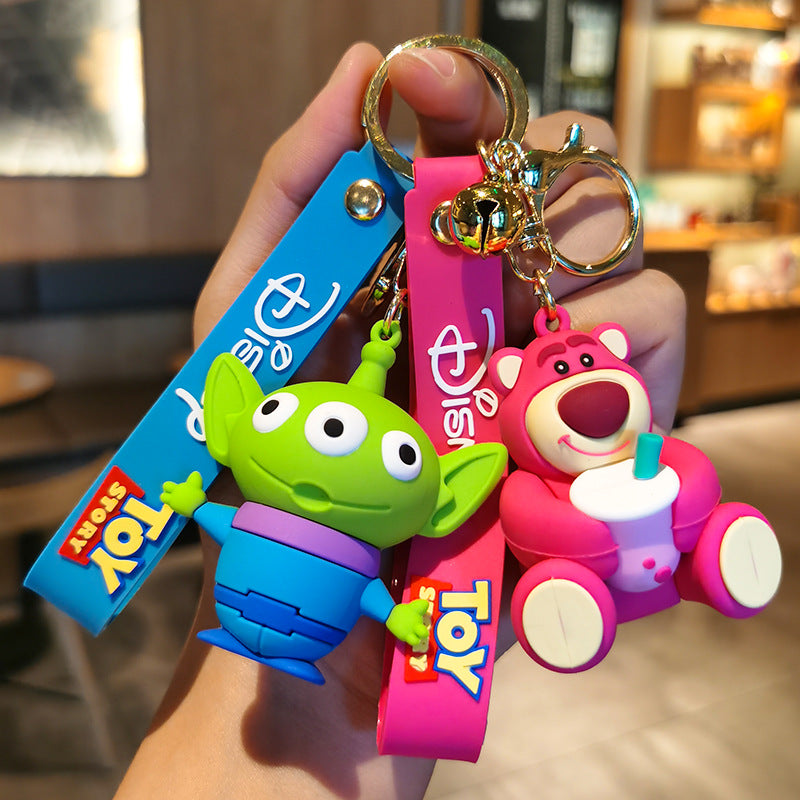 Keychain Silicone Cute Cartoon Doll Pendant (M) MIC-YMeng016