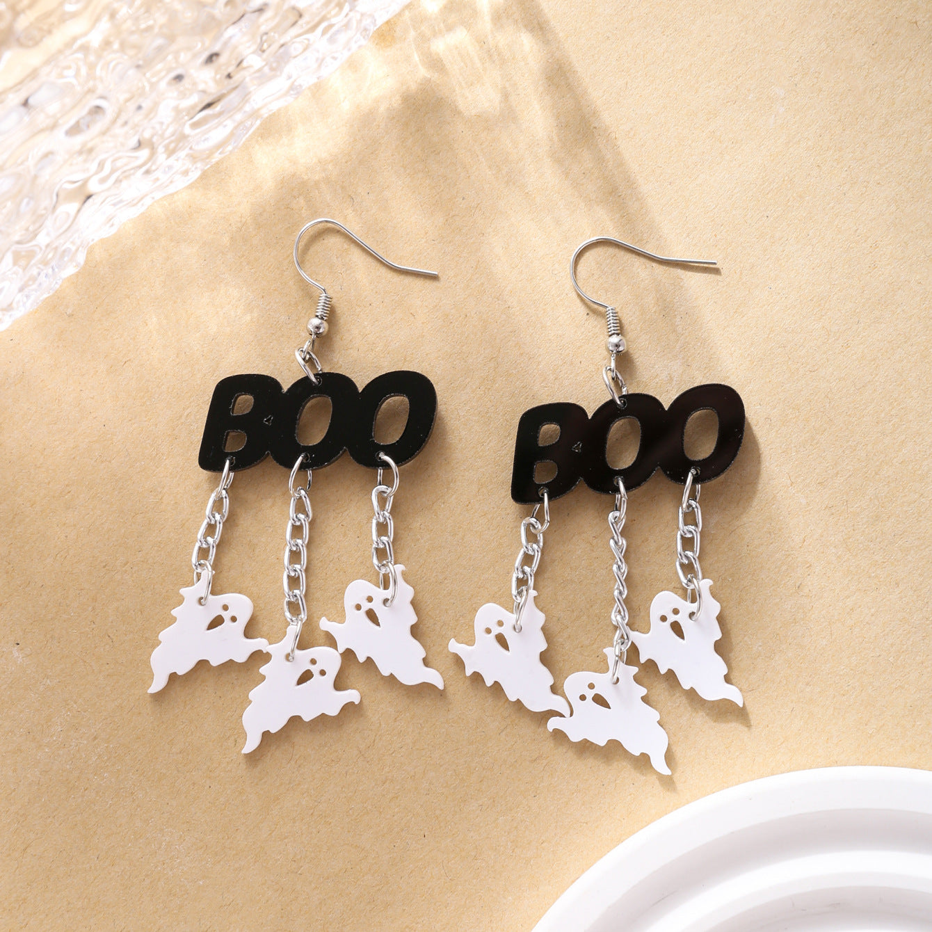 Alloy Cute Halloween Cat Earrings MIC-JunJ009