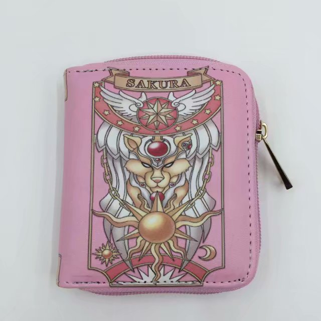 PU cartoon anime short zipper wallet MIC-ChangY001