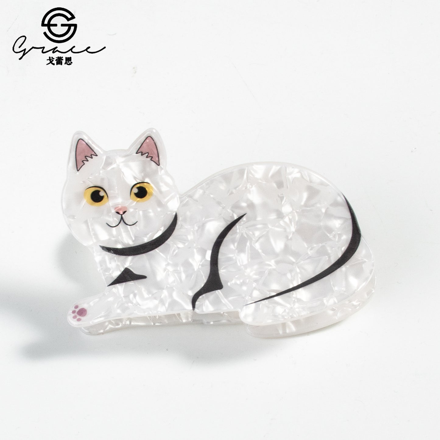 PVC cartoon cat hair clip MIC-GLS009