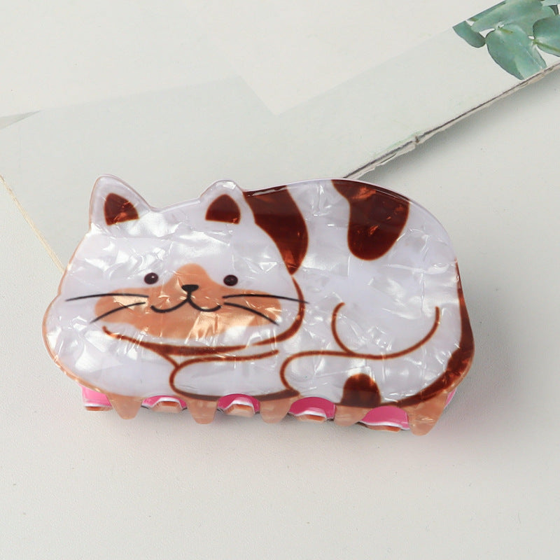 PVC cartoon cat hair clip MIC-GLS007