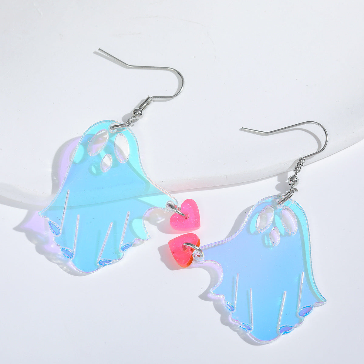 Acrylic funny and exaggerated ghost earrings (Minimo de compra 2) MIC-AnD009