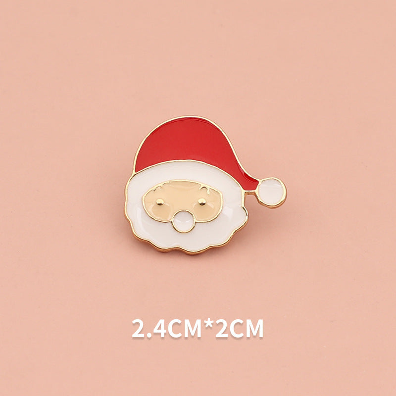 Alloy Christmas cartoon brooch (Minimo de Compra 2) MYA-WeiD003