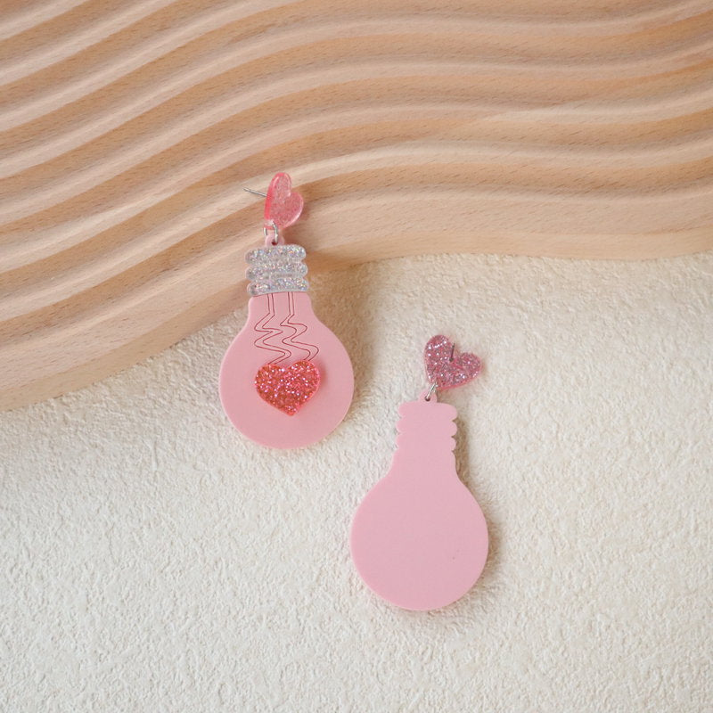 Acrylic Love Earrings MIC-OuG027